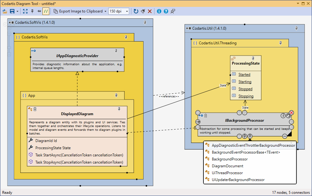 Codartis Diagram Tool at a glance